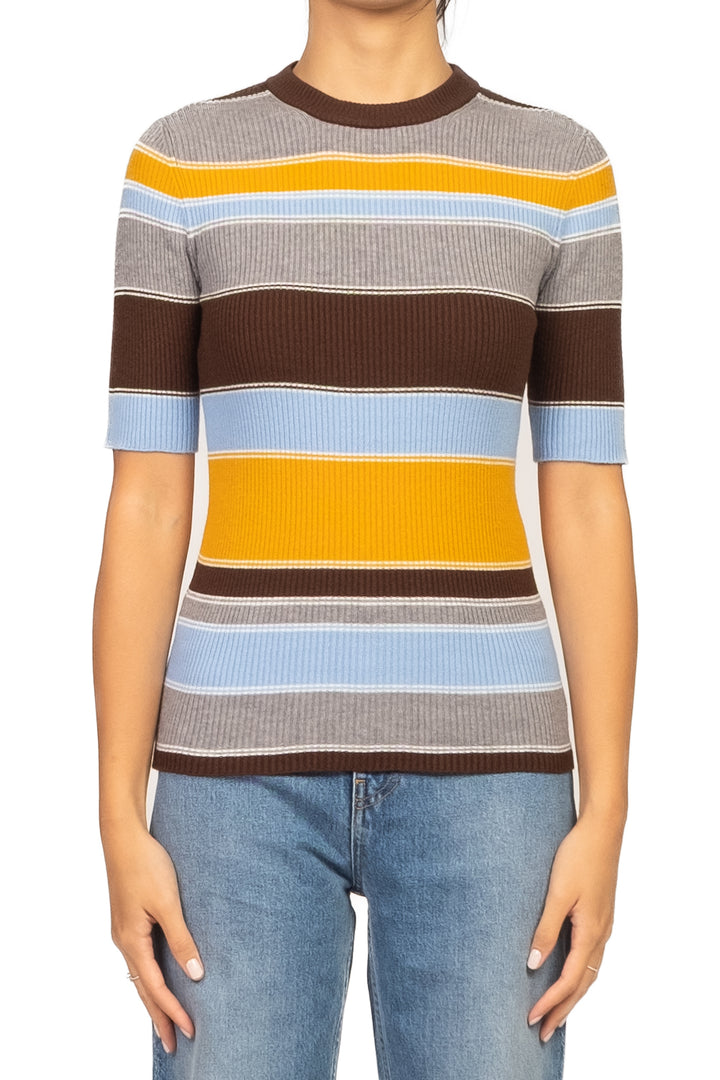 Tensione In - Maglia manica corta a righe Art. 25A714