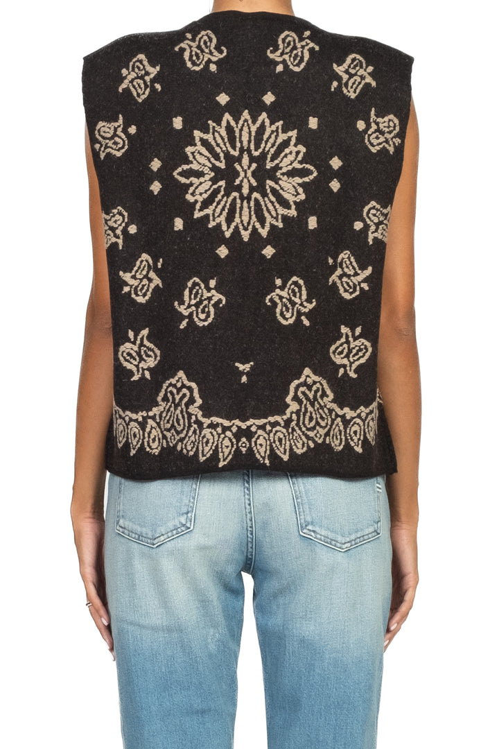 Tensione In - Gilet aperto ricamato Art. W5HMG61A400