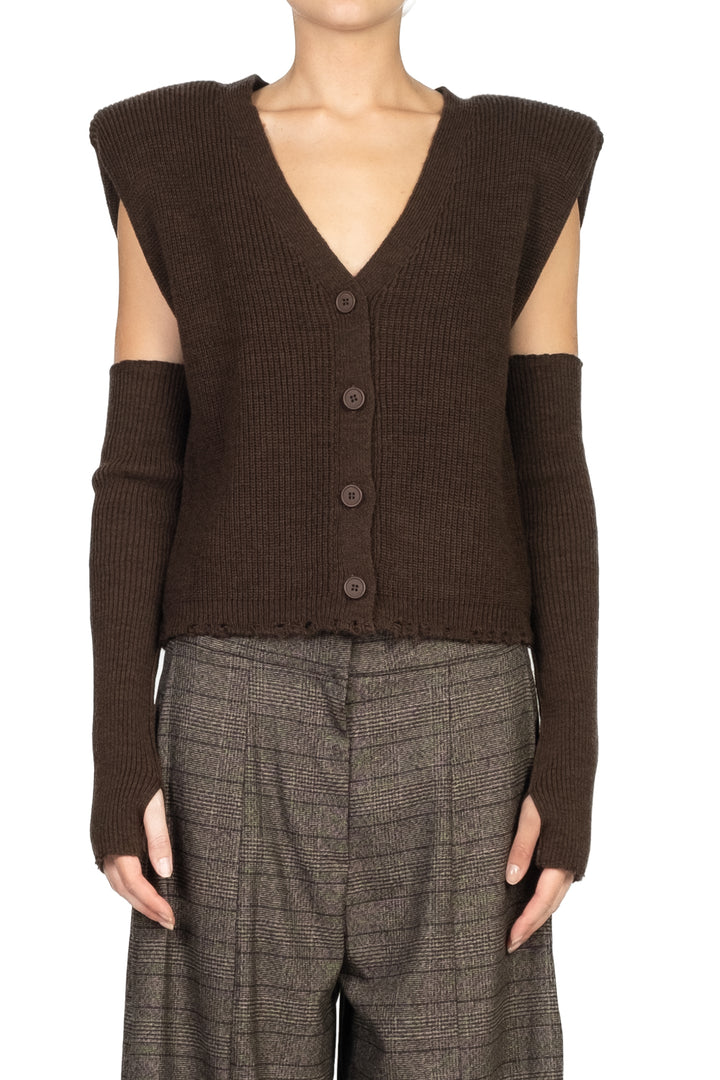 Have One - Gilet bottoni con manicotti Art. LFP-P015