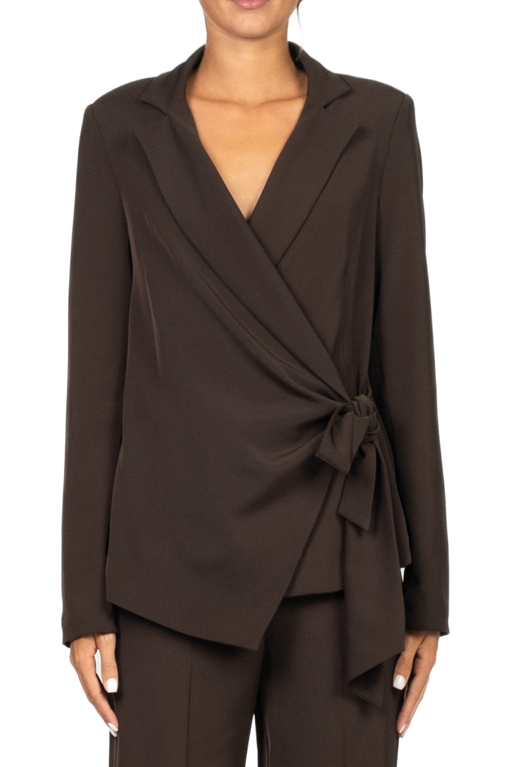 Tensione In - Giacca in crepe chiusura incrocio Art. AI25543