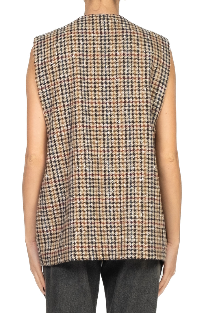 Tensione In - Gilet over quadretti Art. 26D885