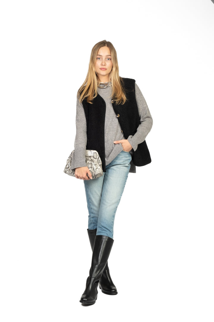 Vicolo - Gilet over teddy Art. TF0963