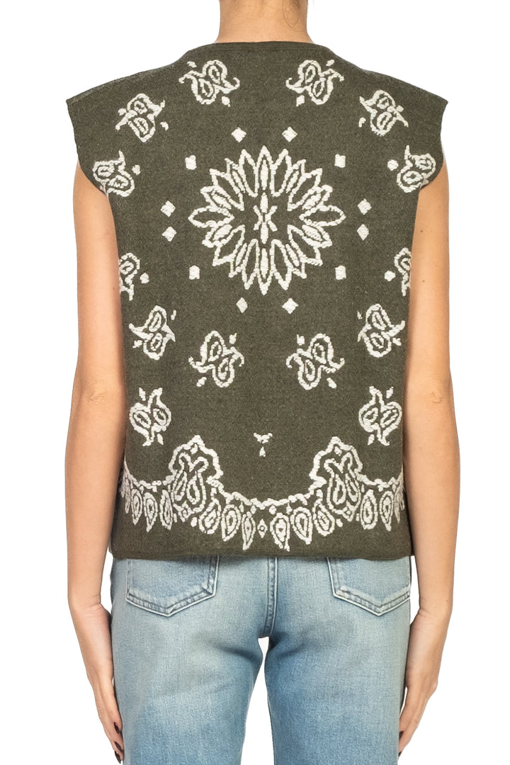 Tensione In - Gilet aperto ricamato Art. W5HMG61A400