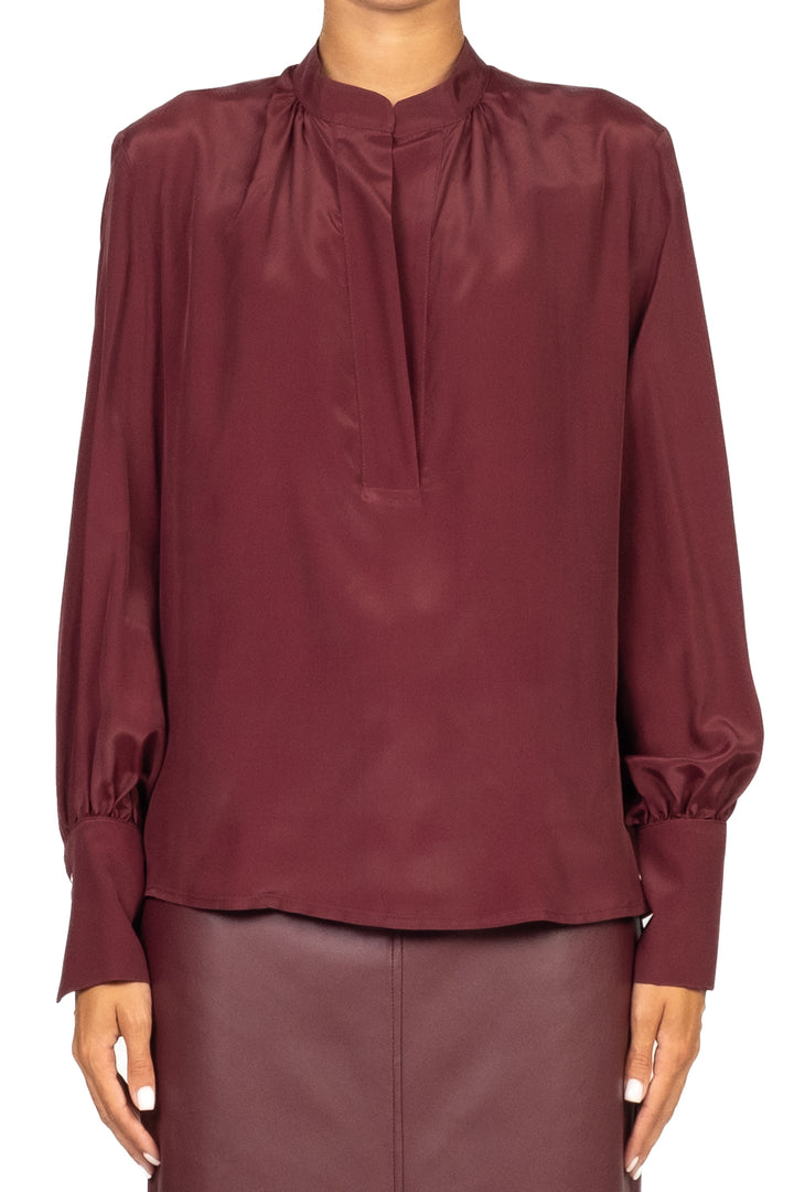 Emunà - Blusa scollo v manica palloncino Art. CM13-0068