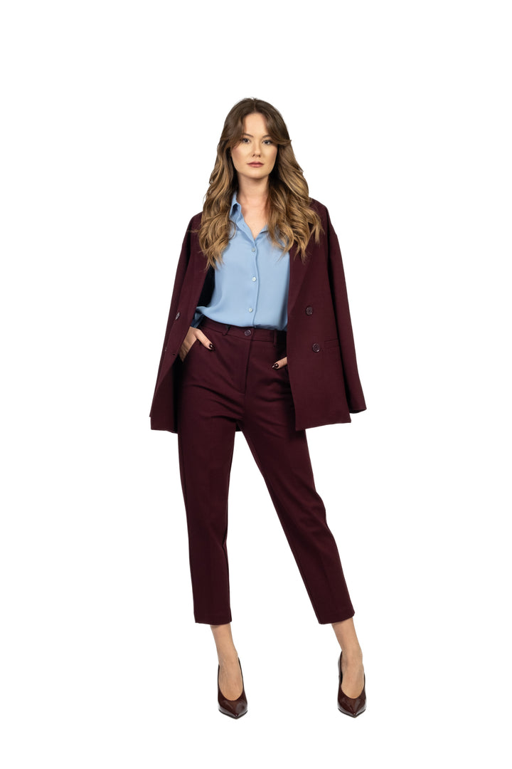 Vicolo - Pantalone sigaretta punto milano Art. TF0229