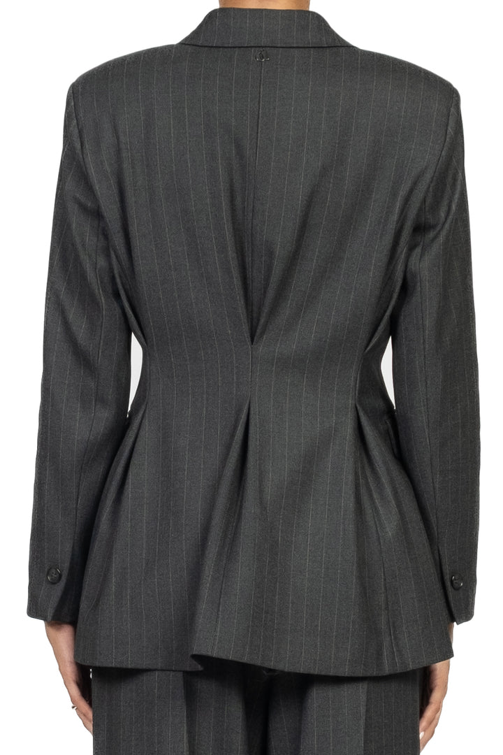 Dixie - Giacca doppio petto sfiancata gessata Art. JDIEYFZ