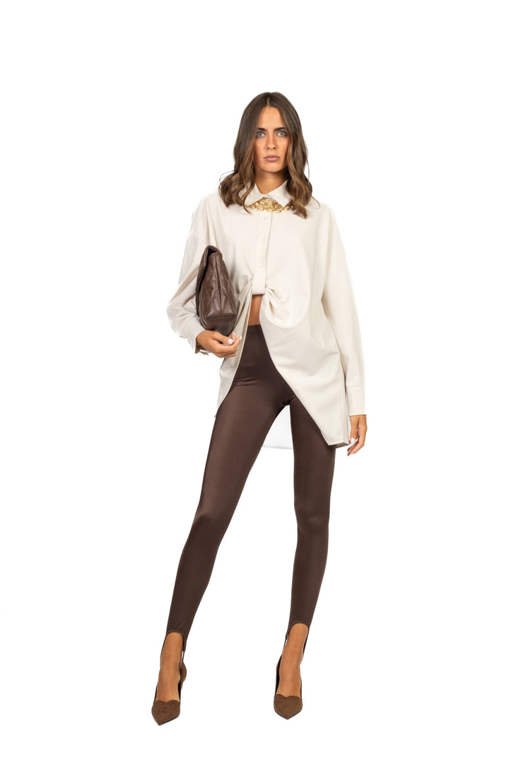 Vicolo - Leggings lucido con ghetta Art. UF0119