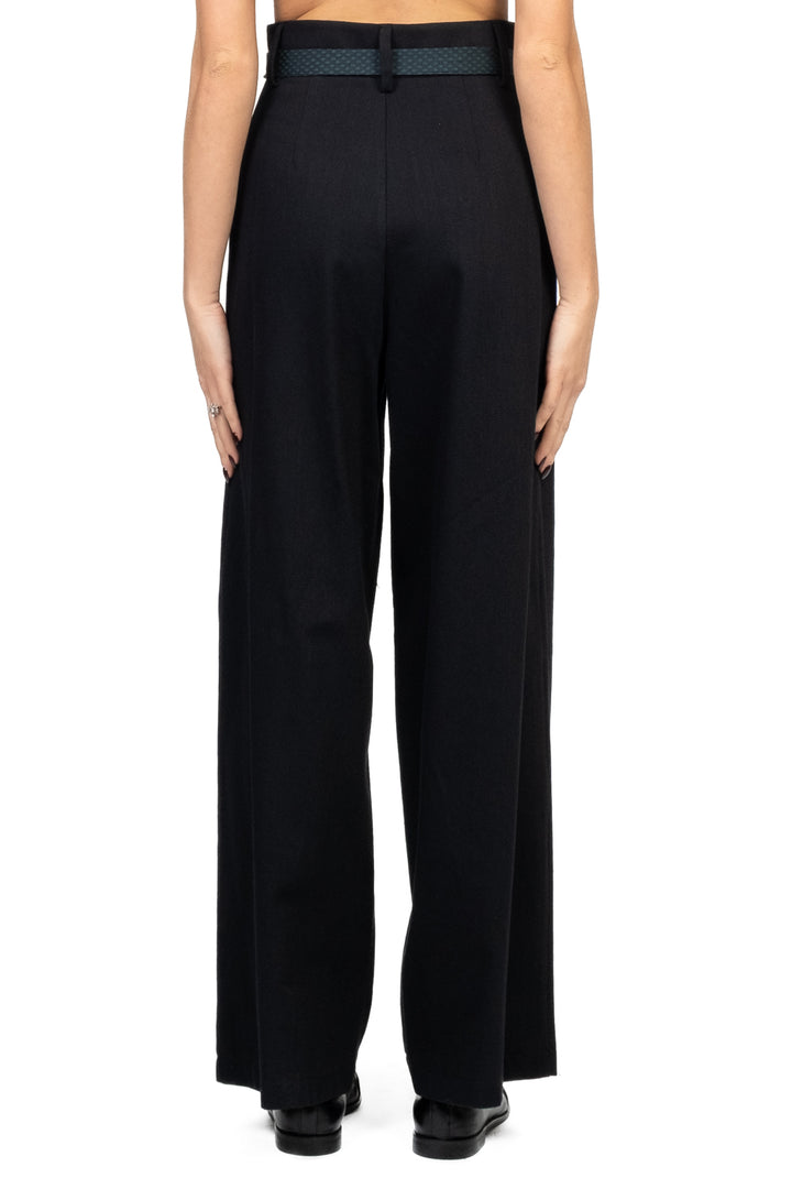 Vicolo - Pantalone palazzo con cravatta Art. TF1098