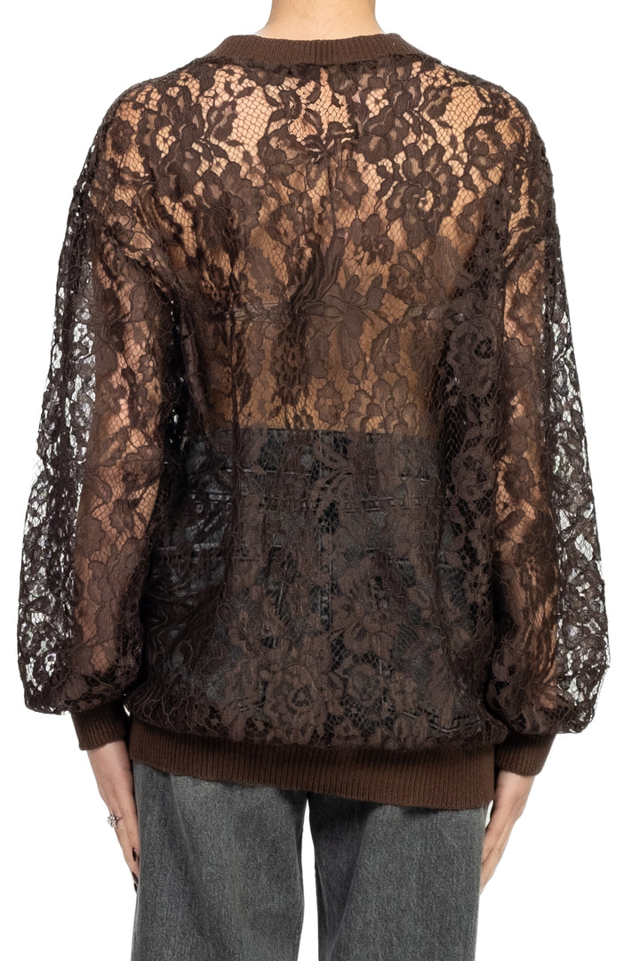 Tensione In - Cardigan over in pizzo Art. M30010AT