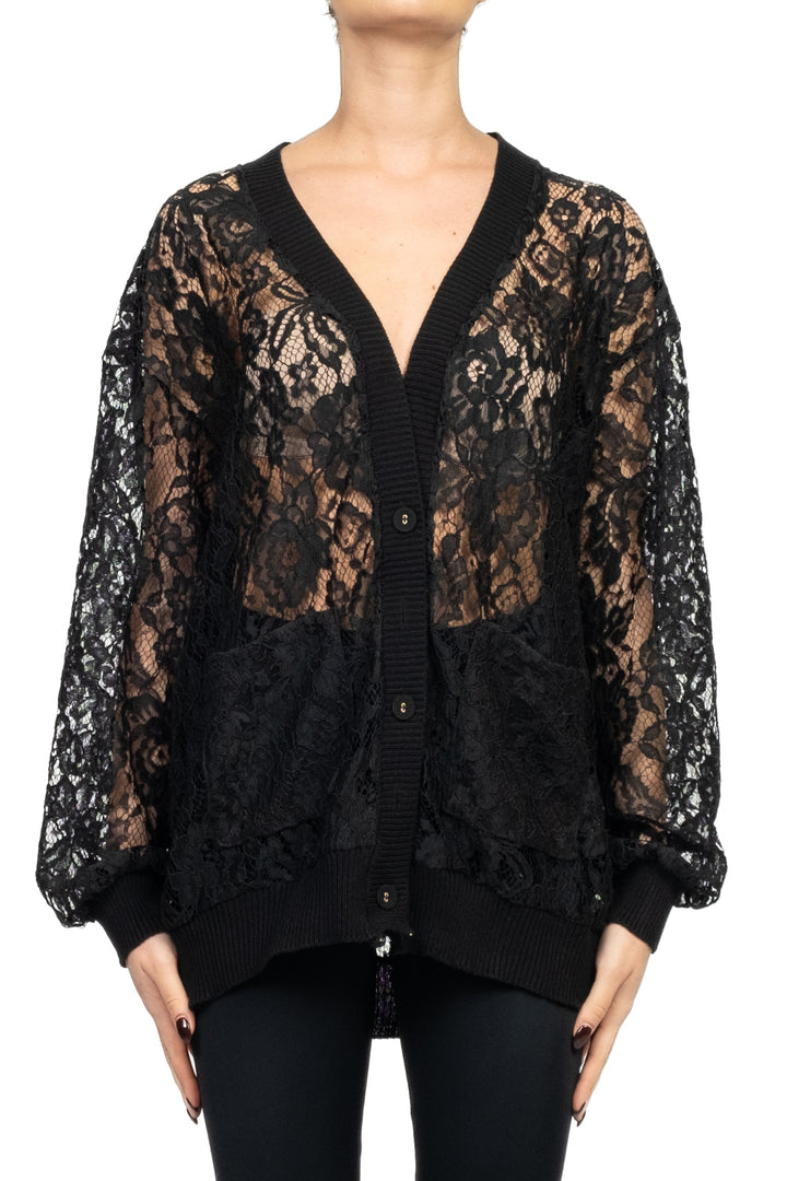 Tensione In - Cardigan over in pizzo Art. M30010AT