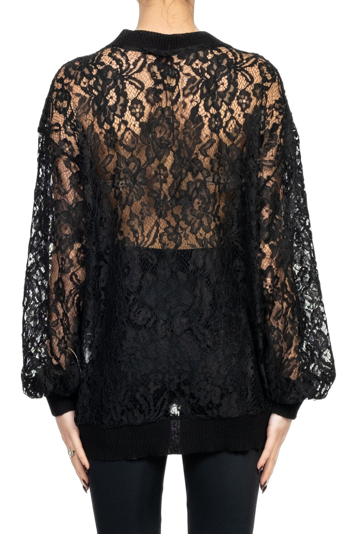 Tensione In - Cardigan over in pizzo Art. M30010AT