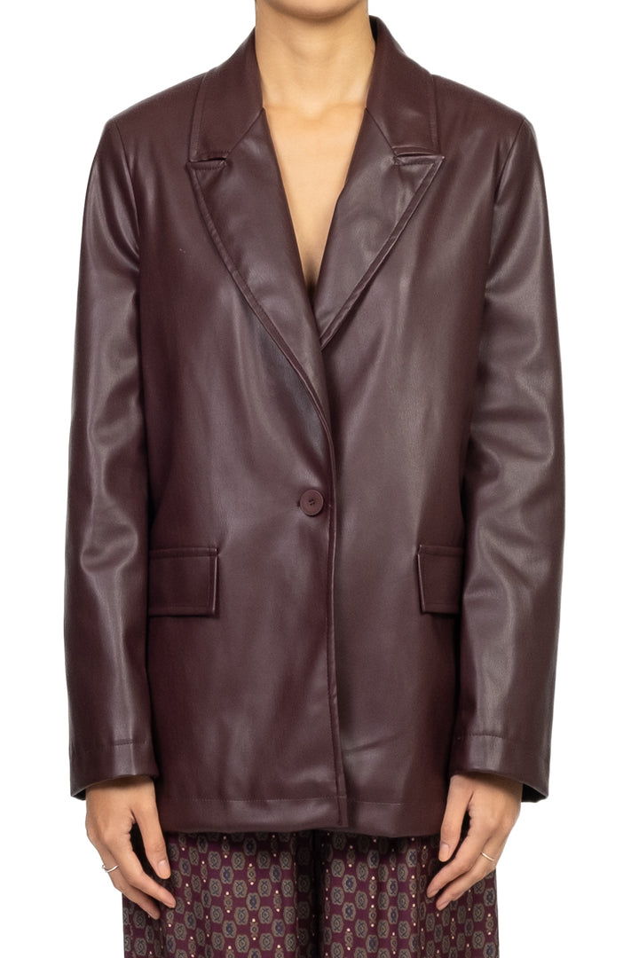 Dixie - Giacca ecopelle due bottoni Art. J845Y012