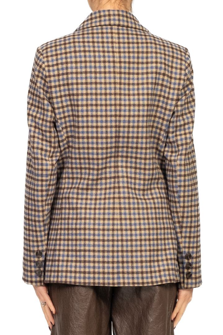 Tensione In - Giacca quadretti doppio petto Art. 26B1042