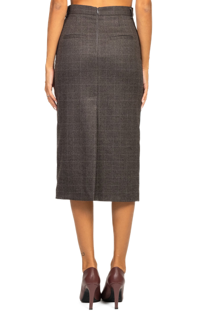 Vicolo - Gonna longuette a quadri Art. TF1656