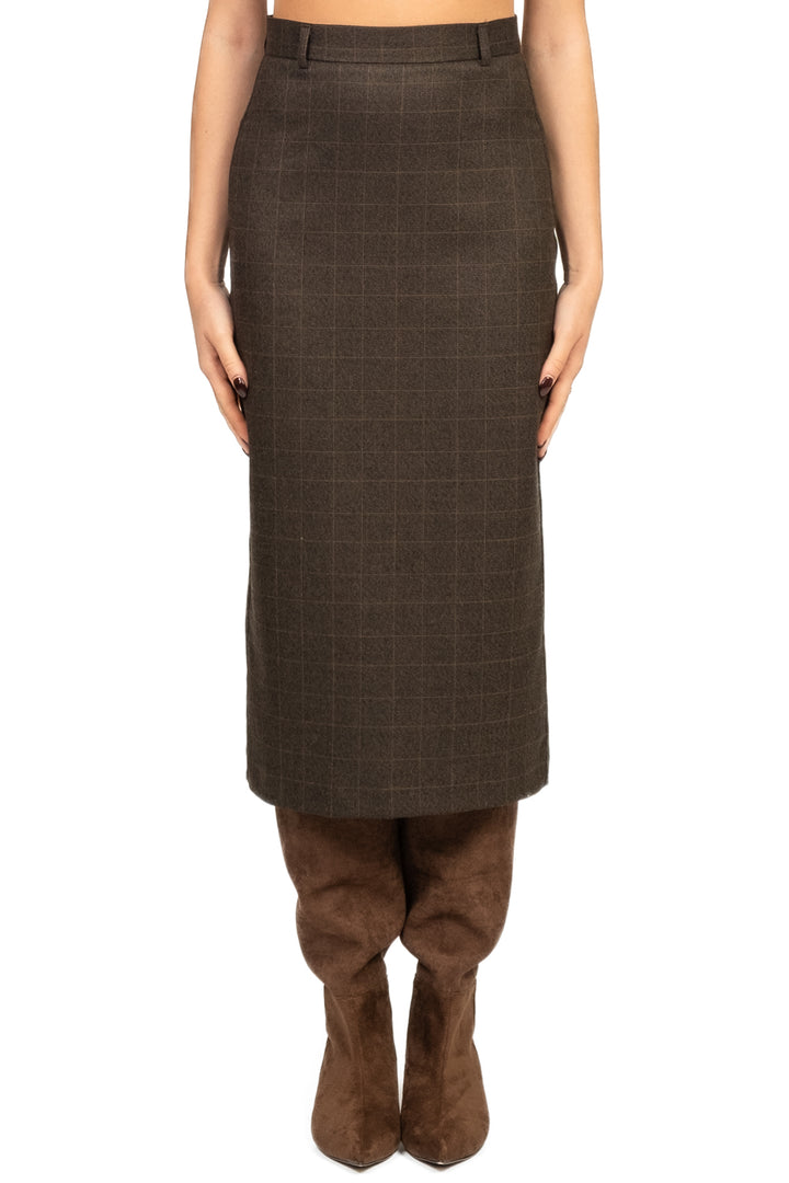 Vicolo - Gonna longuette a quadri Art. TF1656