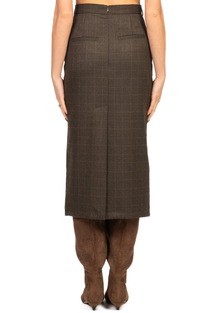 Vicolo - Gonna longuette a quadri Art. TF1656