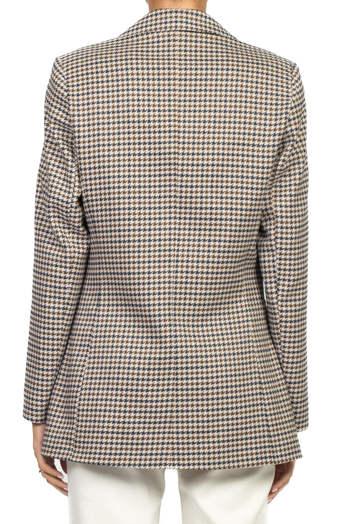 Tensione In - Giacca pied de poule con spille Art. 26B676