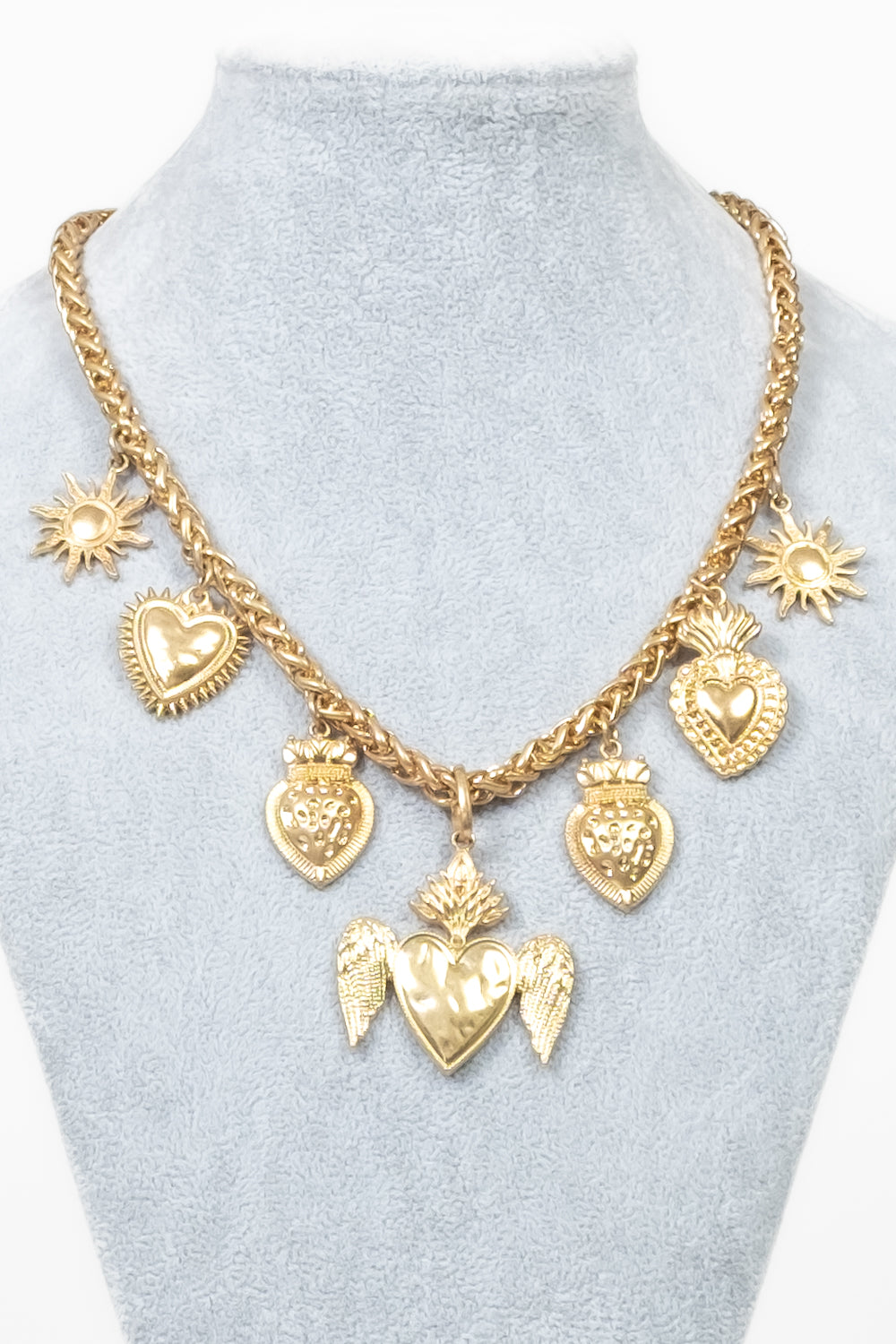 Upper - Collana pendenti cuore/sole