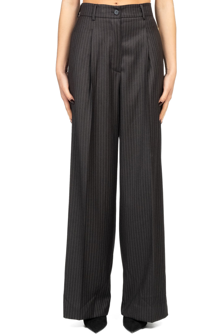 Vicolo - Pantalone palazzo gessato Art. TF1705