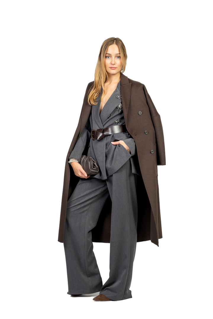 Dixie - Completo giacca applicazioni e pantalone palazzo Art. J845Y043/P845Y088