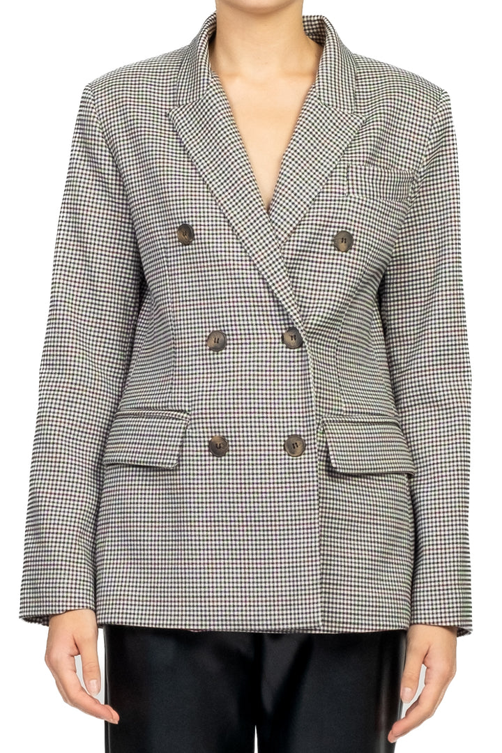 Tensione In - Giacca doppio petto quadretti con guanti Art. 37876