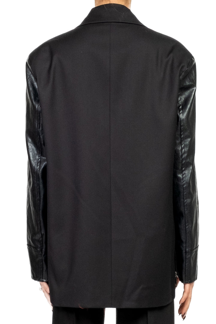 Tensione In - Giacca over con maniche ecopelle Art. 37829