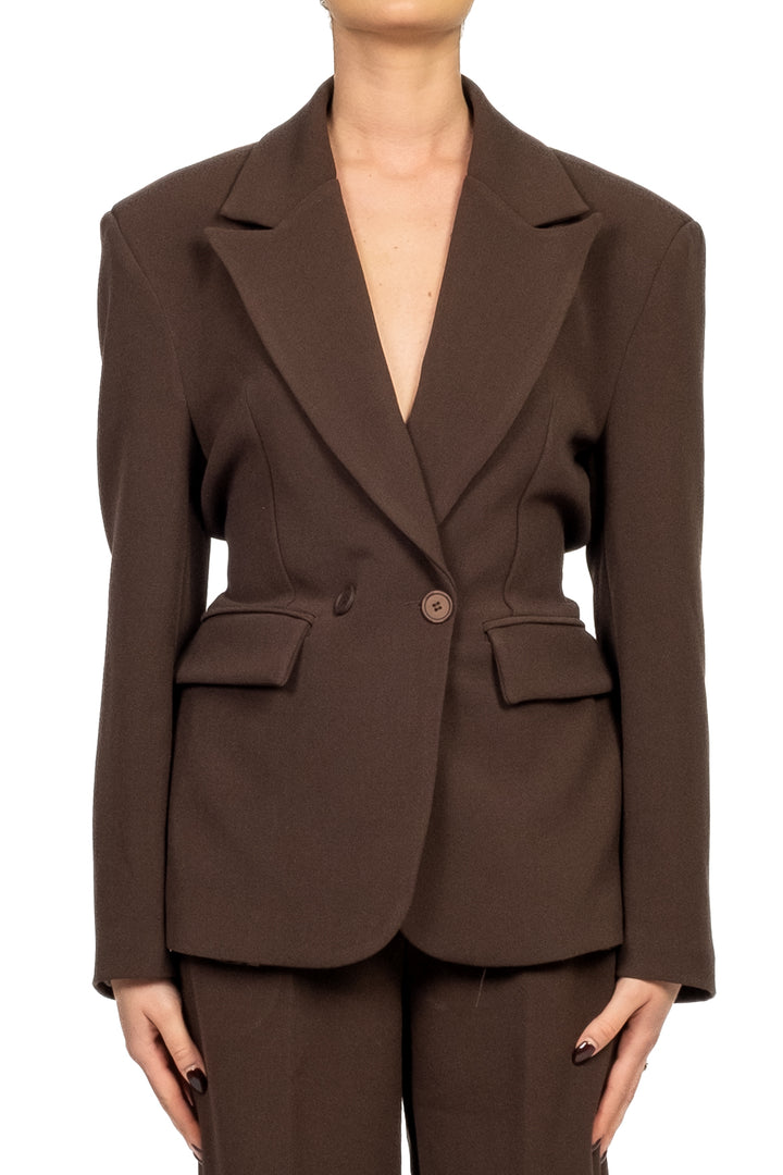 Tensione In - Giacca doppio petto spalline Art. 26B992