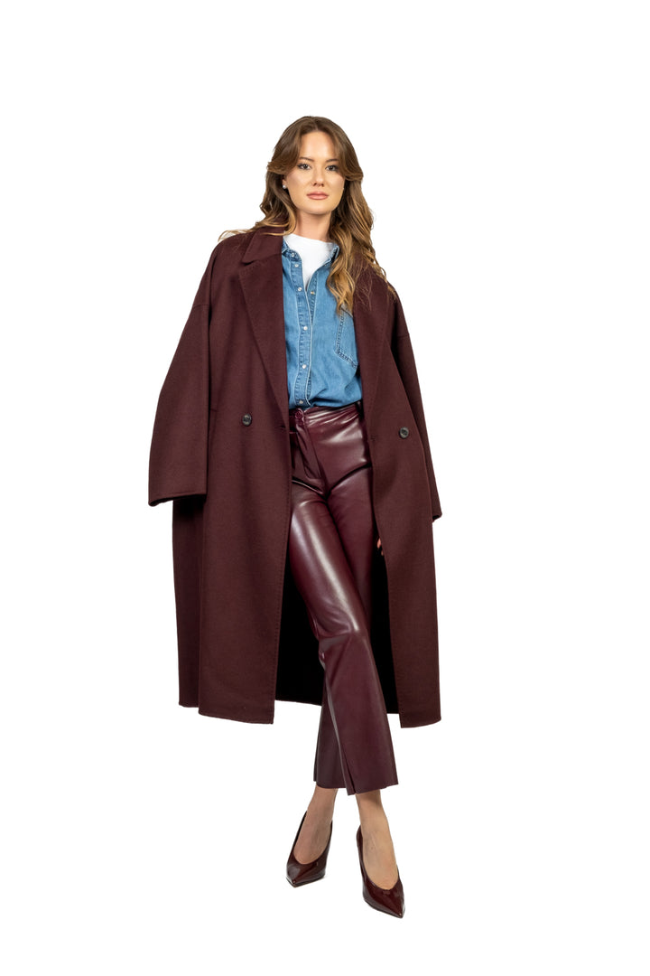 Tensione In - Pantalone trombetta ecopelle Art. 222128-25