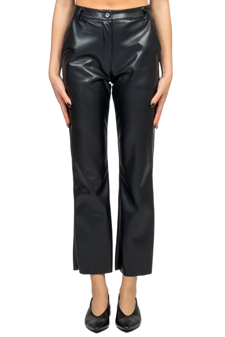 Tensione In - Pantalone trombetta ecopelle Art. 222128-25