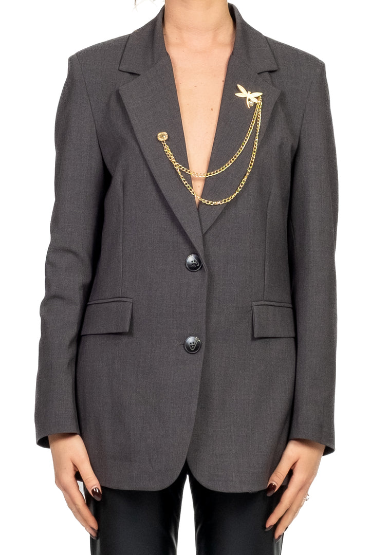 Tensione In - Giacca over con spilla Art. 26B1132