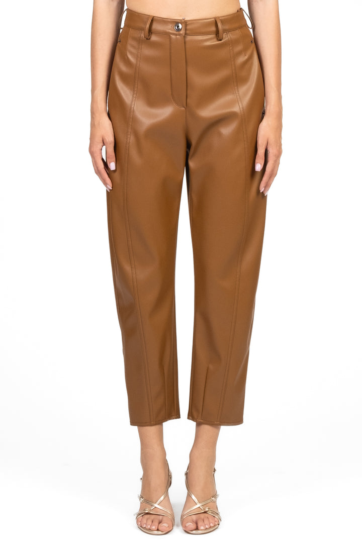 MM MaxMara - Pantalone in ecopelle ANSELMO Art. 2526786067