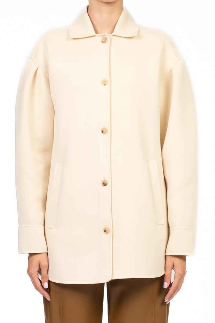 MM MaxMara - Giacca camicia over in jersey EMBLEMA Art. 2526916077