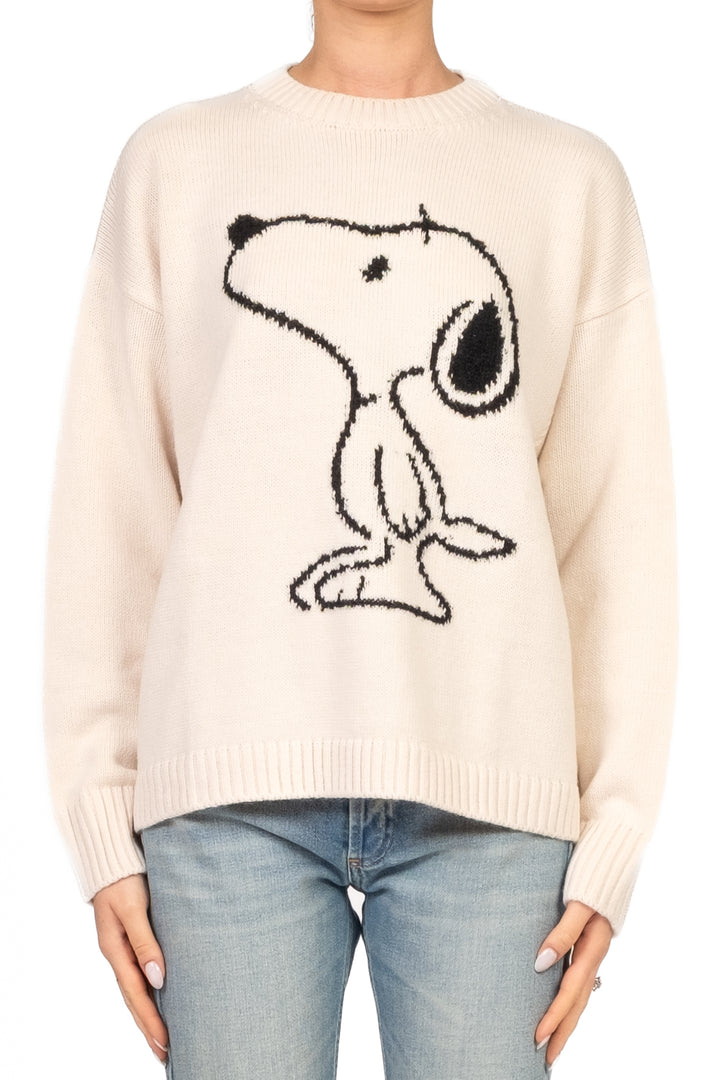 Tensione In - Maglia girocollo con stampa cane Art. W5HMJ59A400