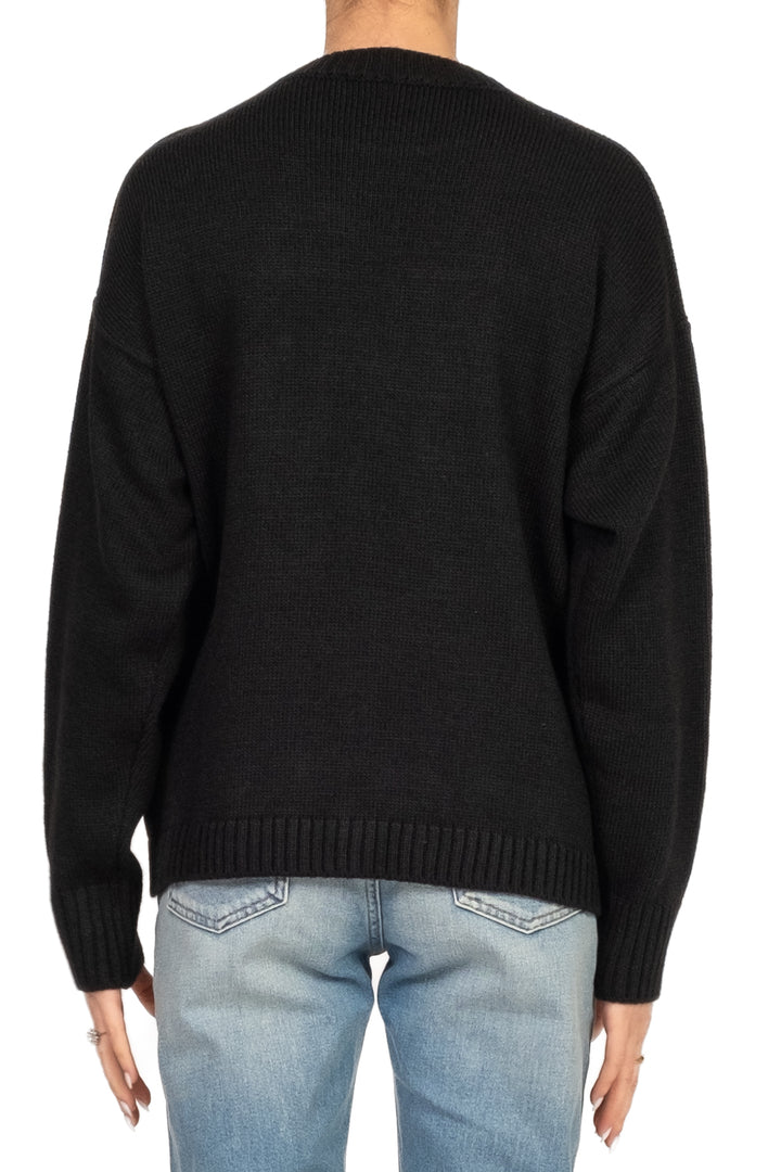 Tensione In - Maglia girocollo con stampa cane Art. W5HMJ59A400