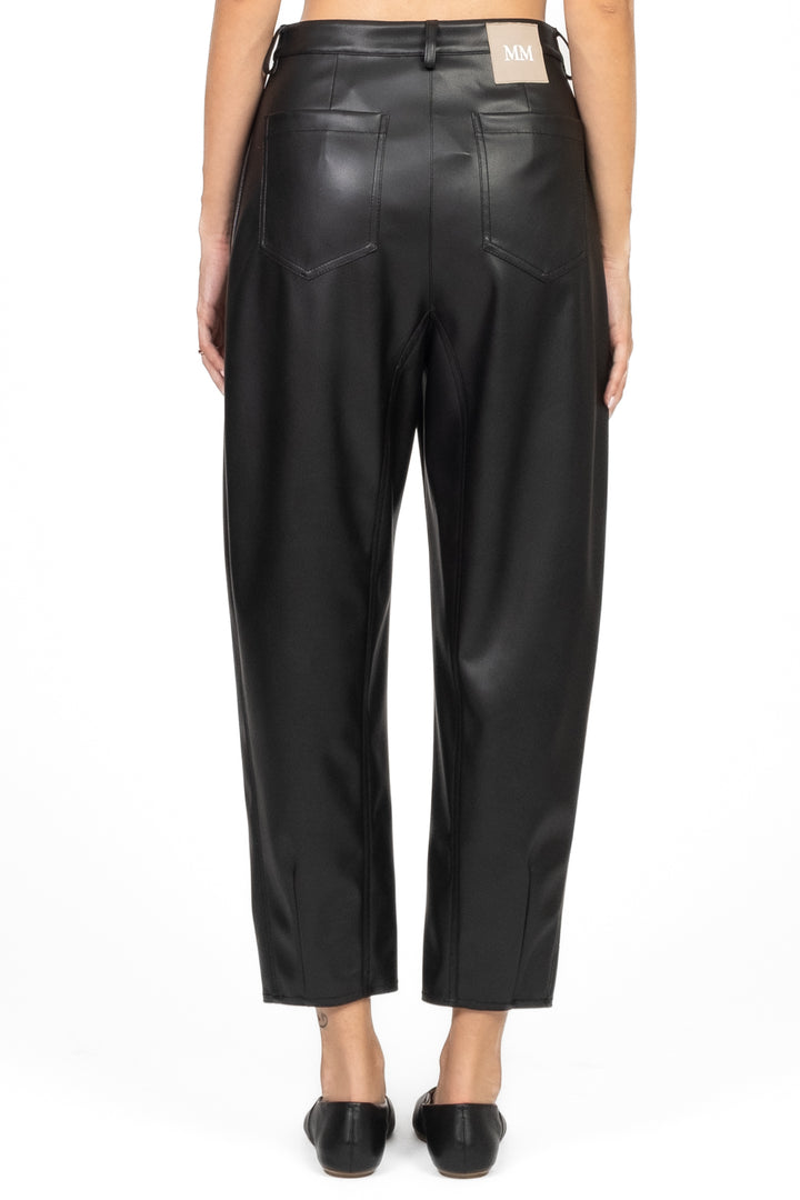 MM MaxMara - Pantalone in ecopelle ANSELMO Art. 2526786067