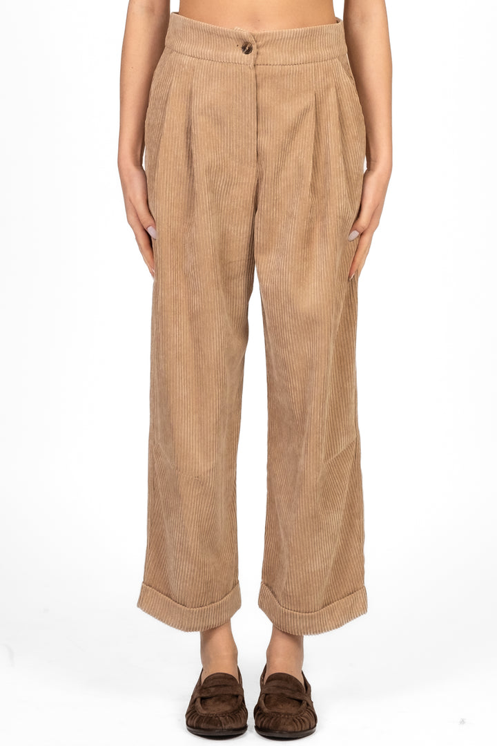 Tensione In - Pantalone baggy in velluto Art. 26P1278