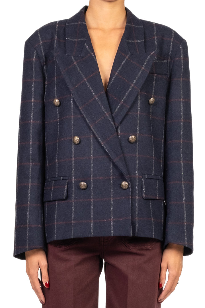 Tensione In - Giacca doppio petto quadri Art. 37948