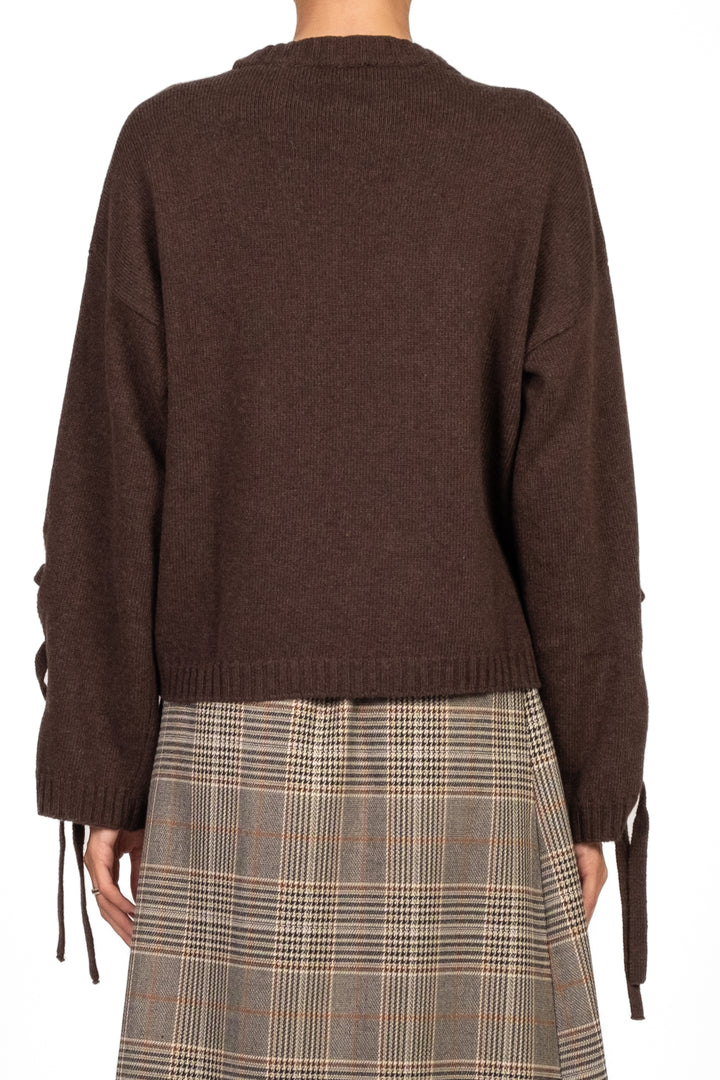 Vicolo - Maglia girocollo manica con lacci Art. 77202F