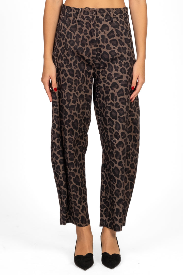 Imperial - Pantalone barrel animalier Art. P5T5KNP