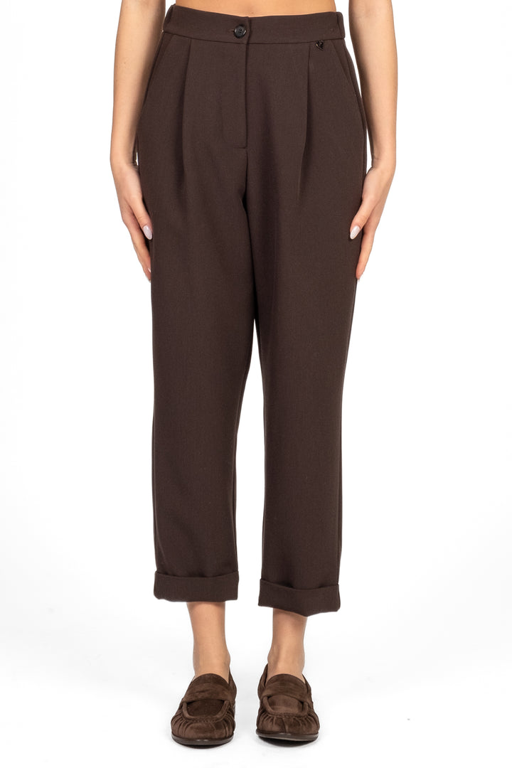 Dixie - Pantalone carrot con pinces Art. PCTHTQF