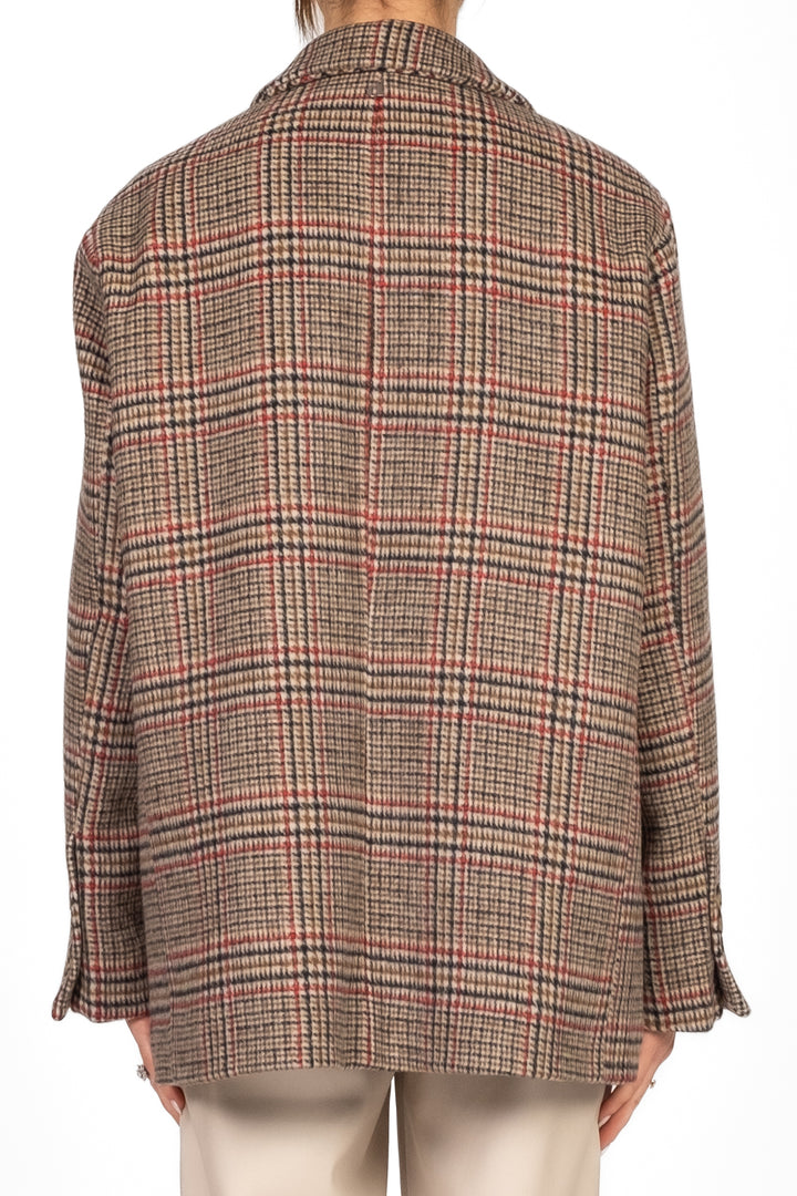 Dixie - Giacca check con spille Art. J845Y064