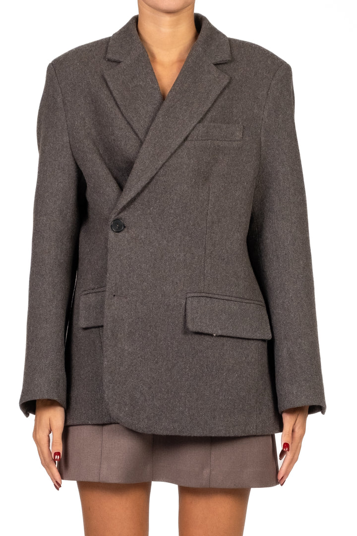 Vicolo - Giacca over spigata doppia chiusura Art. TF1891