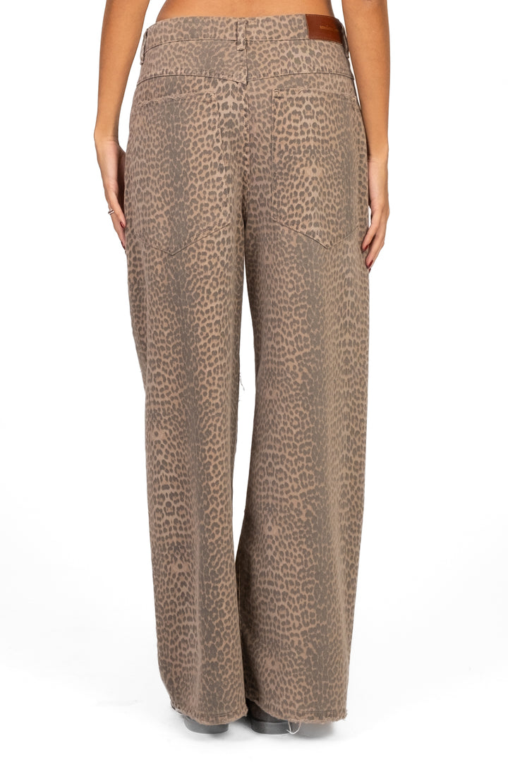 Tensione In - Jeans palazzo maculato Art. GIUSI-LEO-AI25