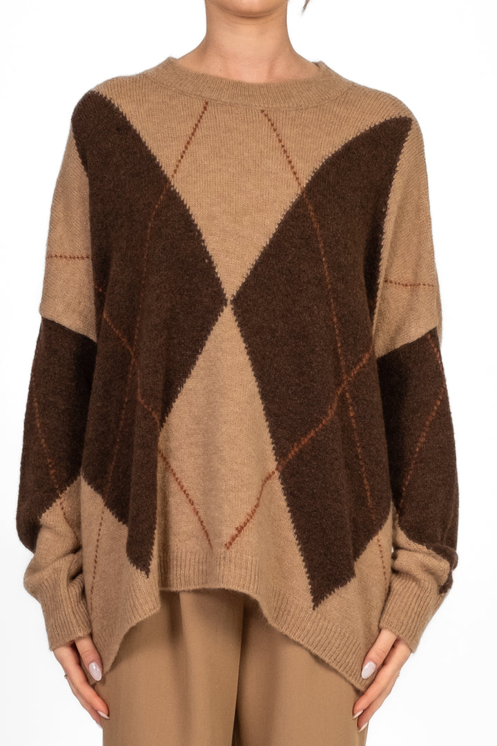 Have One - Maglia over con rombi Art. MFP-P188