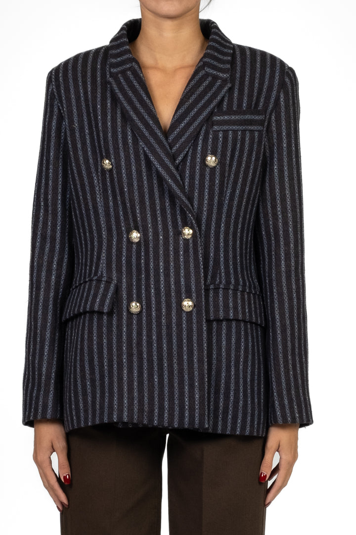 Tensione In - Giacca doppio petto rigata Art. 37960