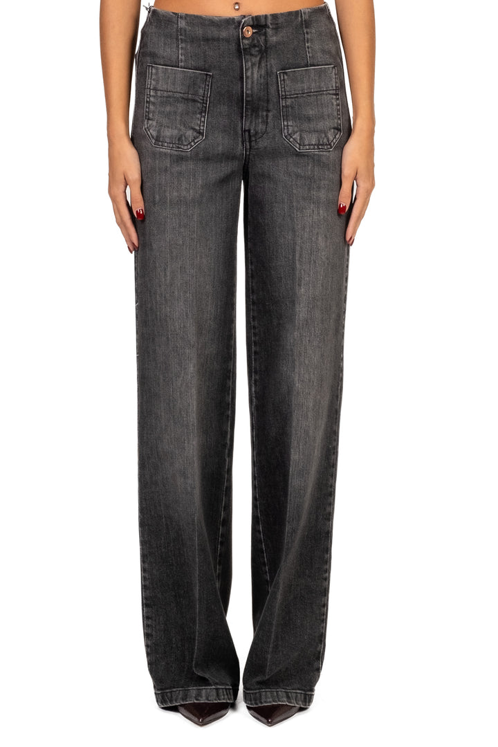 Tensione In - Jeans palazzo con taschini Art. CJ12710