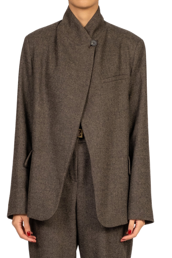 Tensione In - Giacca mantella spigata  Art. 26B1219