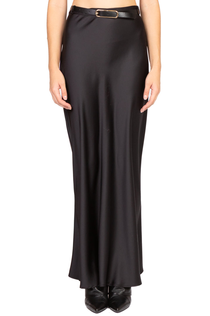 Imperial - Gonna lunga satin con cintura Art. GMF4KBA
