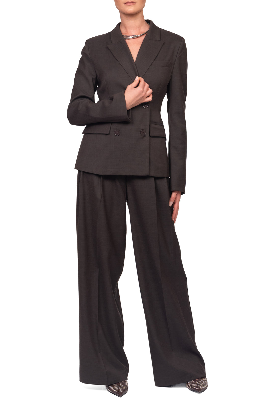 Vicolo - Pantalone palazzo con pinces Art. TAC0148