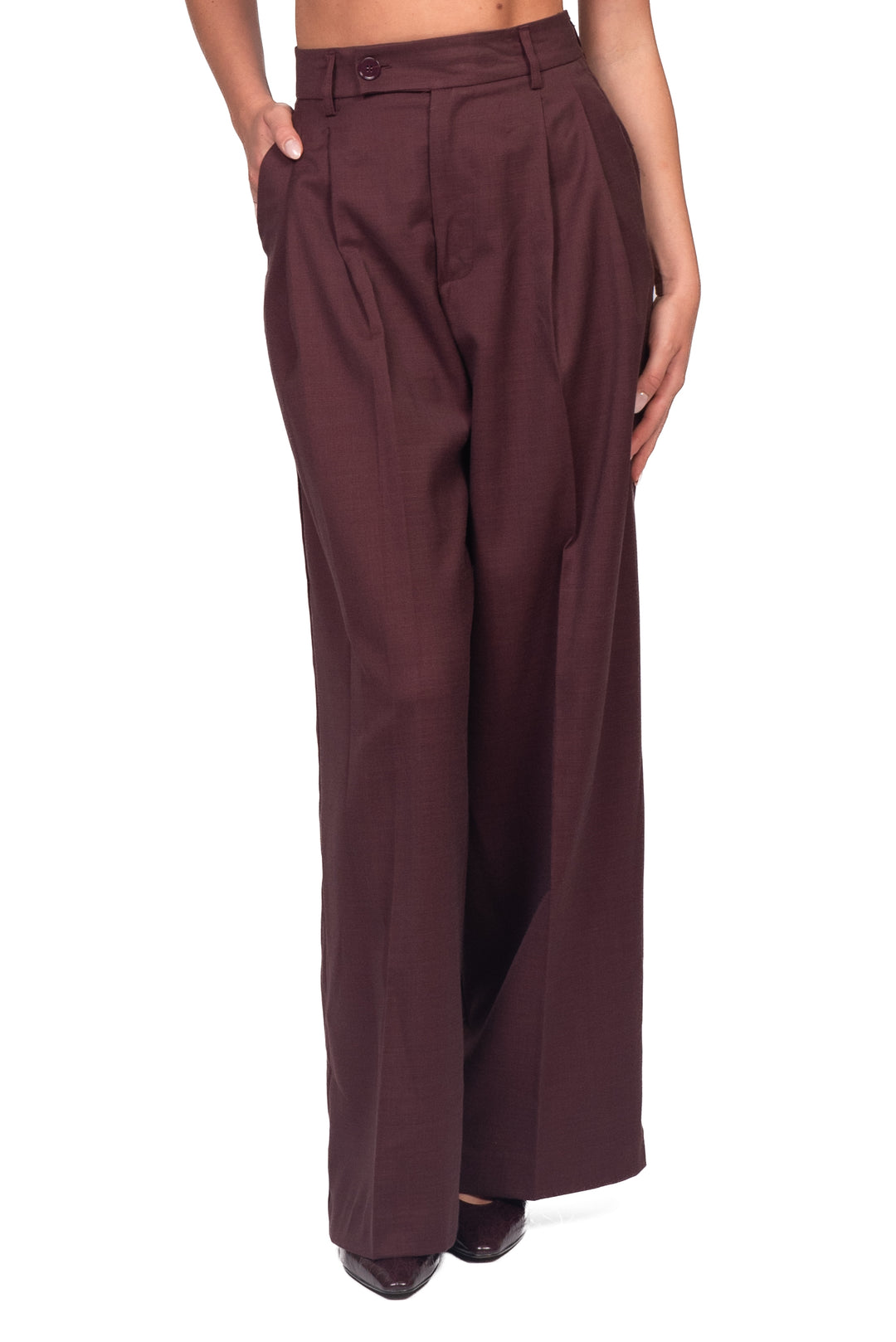 Vicolo - Pantalone palazzo con pinces Art. TAC0148
